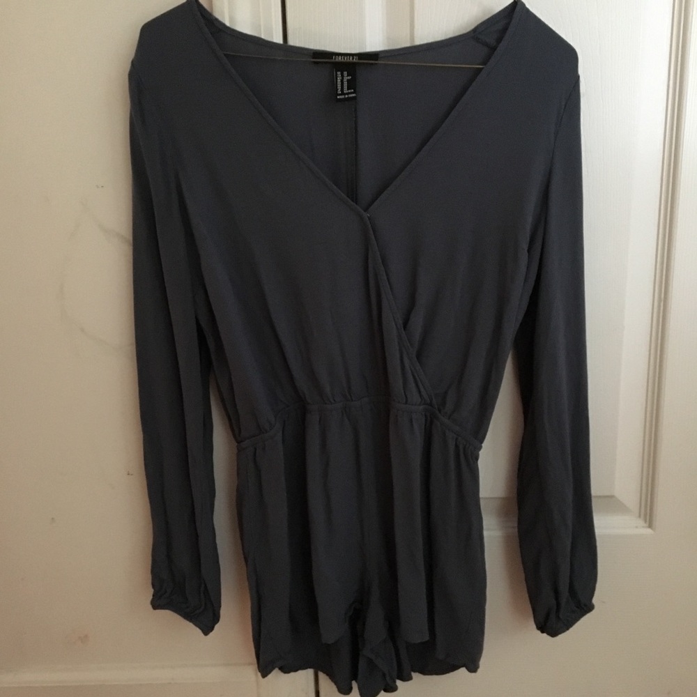 Navy Romper